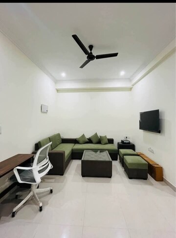 Living Room in 2 BHK Builder Floor at Huda CGHS, Sector 56 – for Rent