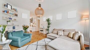Living Room in 3 BHK Apartment at Patia – for Sale