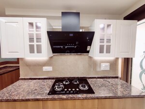 Kitchen in 4 BHK Builder Floor at Sarvodaya Enclave – for Rent