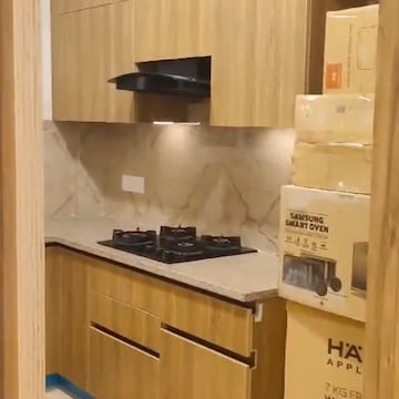 Kitchen in 2 BHK Apartment at Ambience Creacions, Sector 22 – for Rent