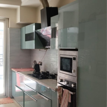 Kitchen in 4 BHK Apartment at 4S Aradhya Extension, Sector 67a – for Rent