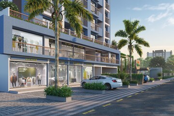 2 BHK Apartment – Exterior View View at Althan - for Sale