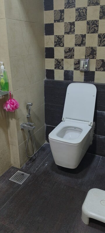 Attached Bathroom in 1 BHK Apartment at Gurukrupa Marina Enclave, Malad West – for Rent