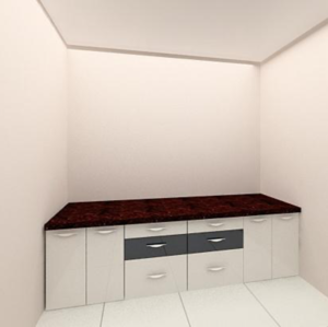 Kitchen in 1 BHK Apartment at Goregaon West – for Sale