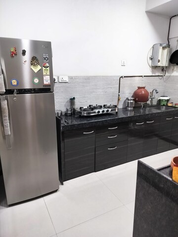 Kitchen in 3 BHK Apartment at Acme Ozone, Manpada – for Rent