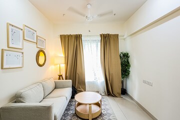 Living Room in 1 BHK Apartment at Vedant Sumeet Elite, Balkum Pada – for Sale