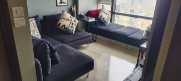 Living Room in 3 BHK Apartment at Lodha Trump Tower, Worli – for Rent