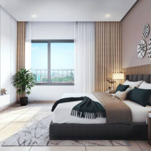 Bedroom in 4 BHK Apartment at DLF Privana West, Hasanpur – for Sale