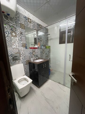Bathroom in 3 BHK Builder Floor at Ansal Sushant Residency, Sushant Lok Iii – for Sale