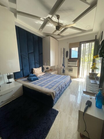 Bedroom in 3 BHK Builder Floor at Ansal Sushant Residency, Sushant Lok Iii – for Sale