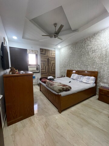 Bedroom in 3 BHK Builder Floor at Ansal Sushant Residency, Sushant Lok Iii – for Sale
