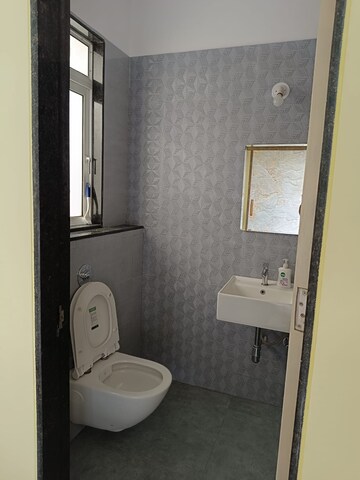 Attached Bathroom in 2 BHK Apartment at Ashar Axis, Majiwada – for Rent