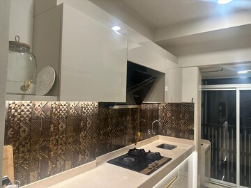 Kitchen in 2 BHK Apartment at Rustomjee Elanza, Malad West – for Rent