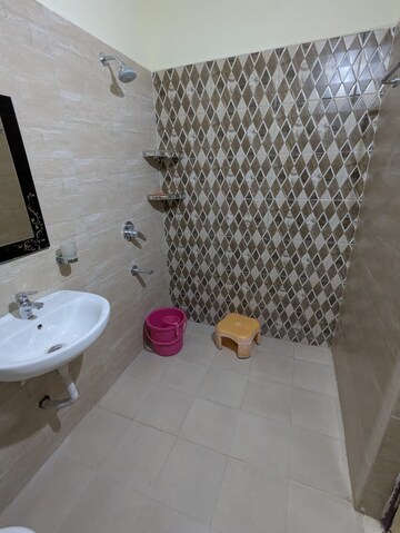 Attached Bathroom in 3 BHK Apartment at Trishala Luxor Apartments, Kondapur – for Rent