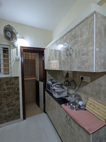 Kitchen in 3 BHK Apartment at Trishala Luxor Apartments, Kondapur – for Rent