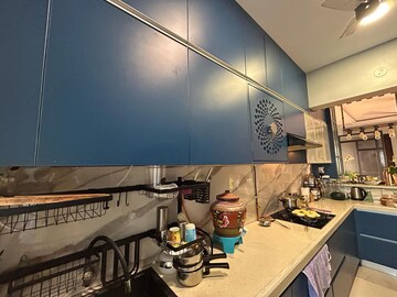 Kitchen in 2 BHK Apartment at Rustomjee OZone, Goregaon West – for Rent