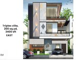 3 BHK + Pooja Room,Study Room,Extra Room 2400 Sq.Ft. Villa in Rudraram
