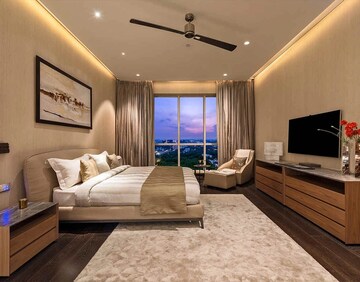 Bedroom in 6 BHK Apartment at Panchshil Trump Towers, Kalyani Nagar – for Sale
