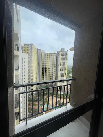 Balcony in 2 BHK Apartment at Runwal Gardens, Dombivli East – for Rent