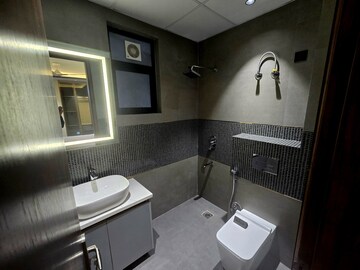 Attached Bathroom in 3 BHK Builder Floor at Anant Raj Ashok Estate, Sector 63a – for Rent
