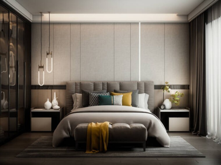Master Bedroom, kalpataru-immensa-h 4 Bedroom 1753 Sq.Ft. Apartment In Kolshet Road Thane 8509597