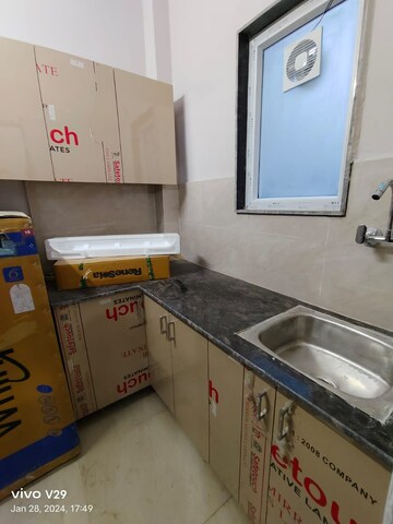 Kitchen in 1 RK Builder Floor at Sushant Vyapaar Kendra, Sector 43 – for Rent