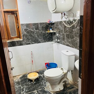 Attached Bathroom in 2 BHK Apartment at SVP Gulmohur Garden, Raj Nagar Extension – for Sale
