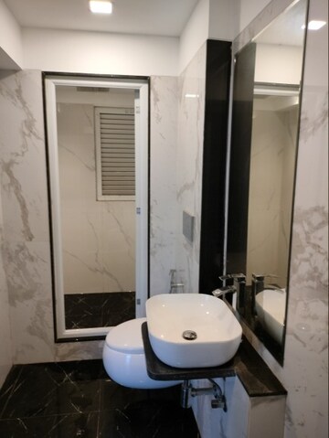 Bathroom in 2.5 BHK Apartment at L&T Crescent Bay T2, Parel – for Rent
