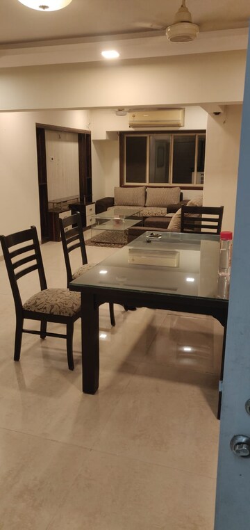 Living Room in 3 BHK Apartment at Sea Breeze Tower, Nerul – for Rent