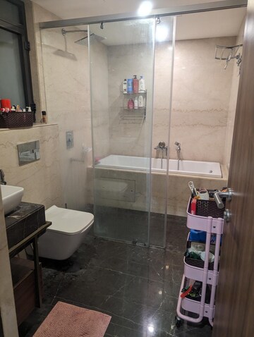 Attached Bathroom in 3 BHK Apartment at Lodha Sterling, Kolshet Road – for Rent
