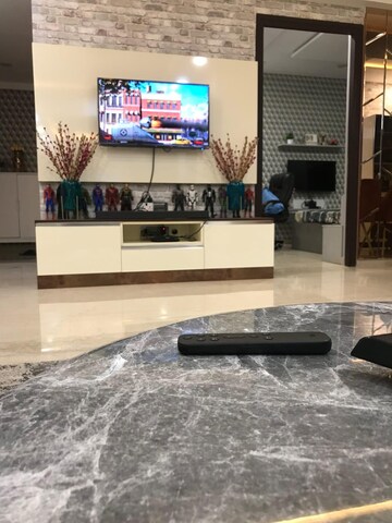 Living Room in 3 BHK Apartment at Lodha Sterling, Kolshet Road – for Rent