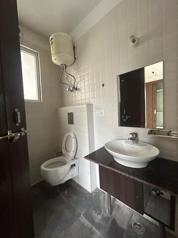 Attached Bathroom in 3 BHK Builder Floor at Saket Court Residential Complex, Pushp Vihar – for Rent