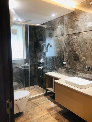Attached Bathroom in 4 BHK Builder Floor at RBC II, Sushant Lok I – for Rent
