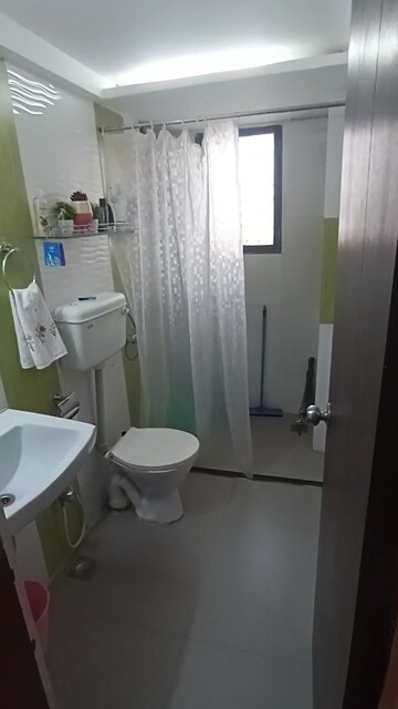 Bathroom in 2 BHK Apartment at Manish Sea Croft, Bandra West – for Rent