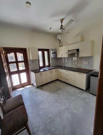 Living Room in 1 RK Builder Floor at Apex Apartments, Sector 45 – for Rent