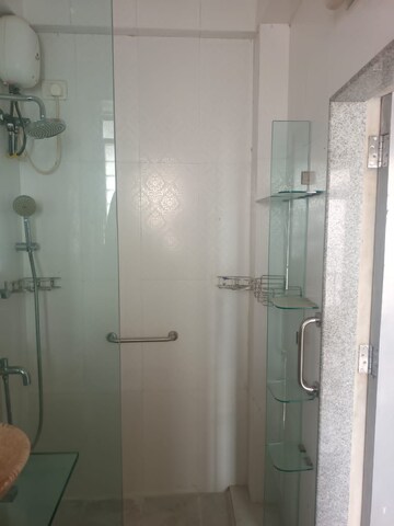 Bathroom in 2 BHK Apartment at Silver Cascade, Bandra West – for Rent