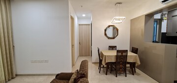 Living Room in 2 BHK Apartment at Aurum Q Residences, Ghansoli – for Rent