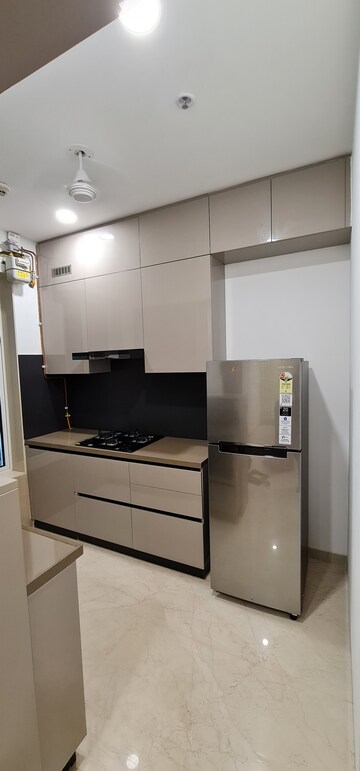 Kitchen in 2 BHK Apartment at Aurum Q Residences, Ghansoli – for Rent