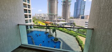 Balcony in 2 BHK Apartment at Aurum Q Residences, Ghansoli – for Rent