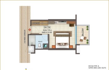 Master Plan in Studio Apartment at Kaveri City Center, Delta I Greater Noida – for Sale