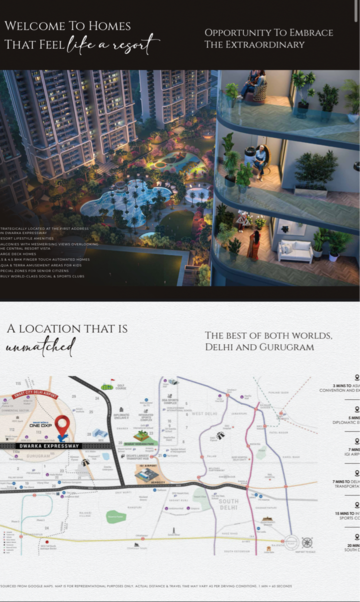 3 BHK Apartment – Exterior View View at Smart World One DXP, Sector 113 - for Sale
