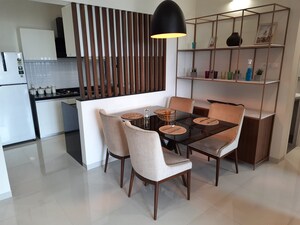 Living Room in 3 BHK Apartment at Shapoorji Pallonji Vanaha Springs, Bavdhan – for Sale