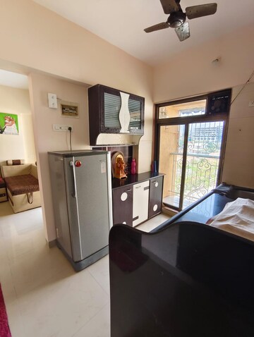Kitchen in 1 BHK Apartment at Pranjee Garden City, Katrap – for Rent