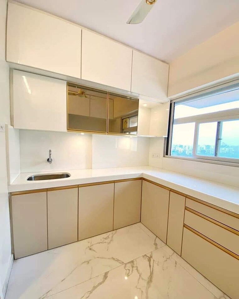 Kitchen, ruparel-orion 3 Bedroom 956 Sq.Ft. Apartment In Chembur Mumbai 8510367