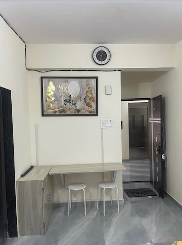 Living Room in 1 RK Apartment at The Wadhwa Atmosphere, Mulund West – for Rent