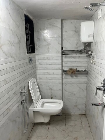 Bathroom in 1 RK Apartment at The Wadhwa Atmosphere, Mulund West – for Rent