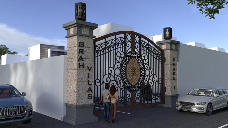 Exterior View, gomti nagar 3 Bedroom 1742 Sq.Ft. Villa In Gomti Nagar Lucknow 8510464