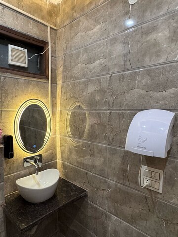 Bathroom in 2 BHK Apartment at Navbharat Apartments, Paschim Vihar – for Rent