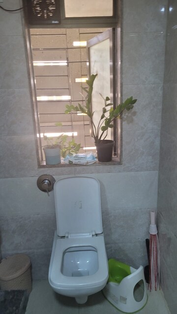 Attached Bathroom in 2 BHK Apartment at Abhismit Aum Heights, Goregaon West – for Rent