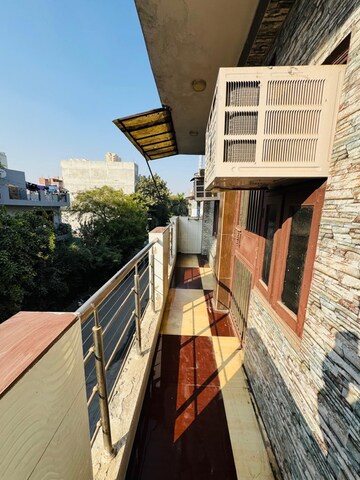 Balcony in 4 BHK Apartment at M R Platinum 321, Raj Nagar Extension – for Rent